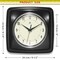 Infinity Instruments Square Retro Black Wall Clock, 9.25 in. 13228BK-4103 - alternate 5